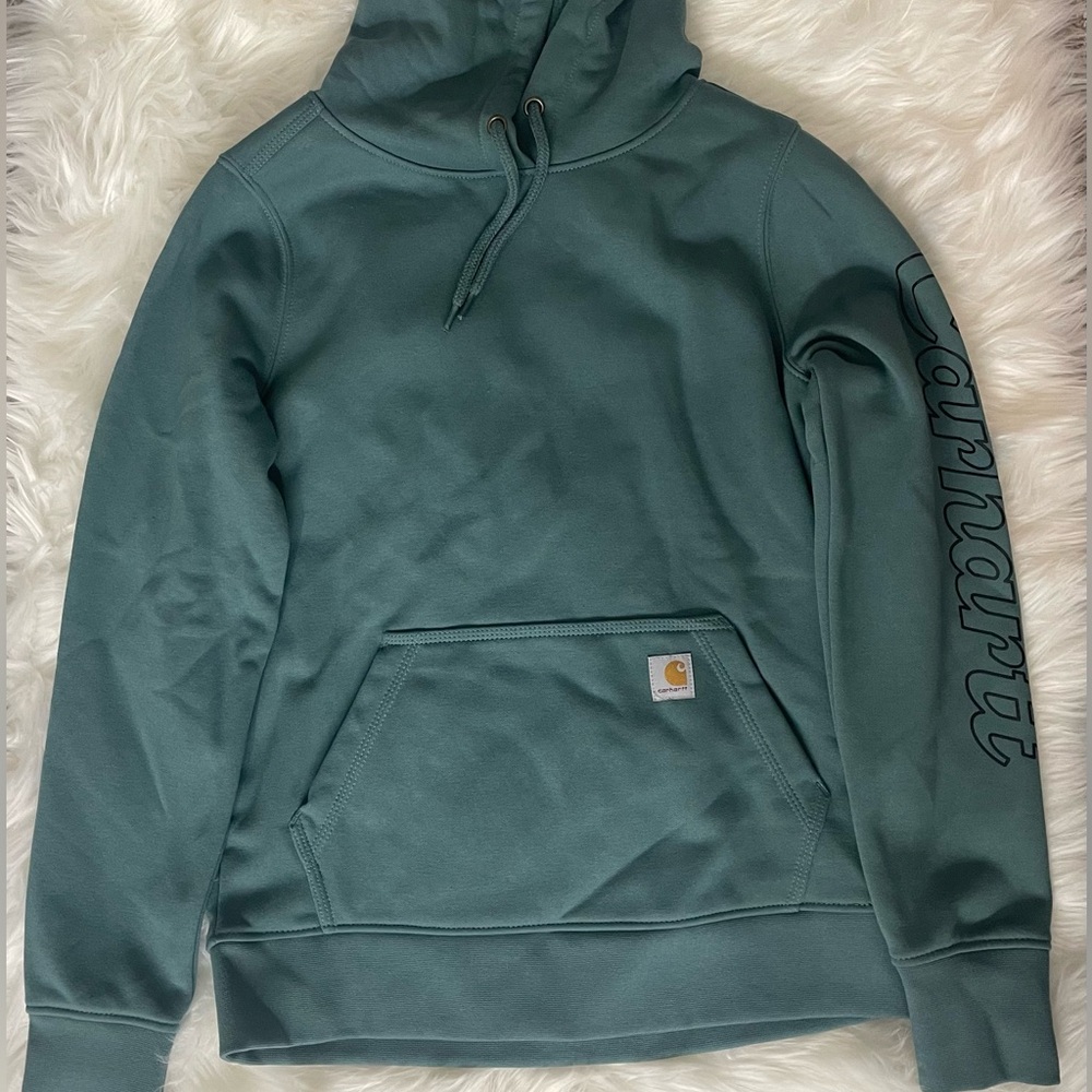 Carhartt Women’s Teal Rain Defender Hoodie